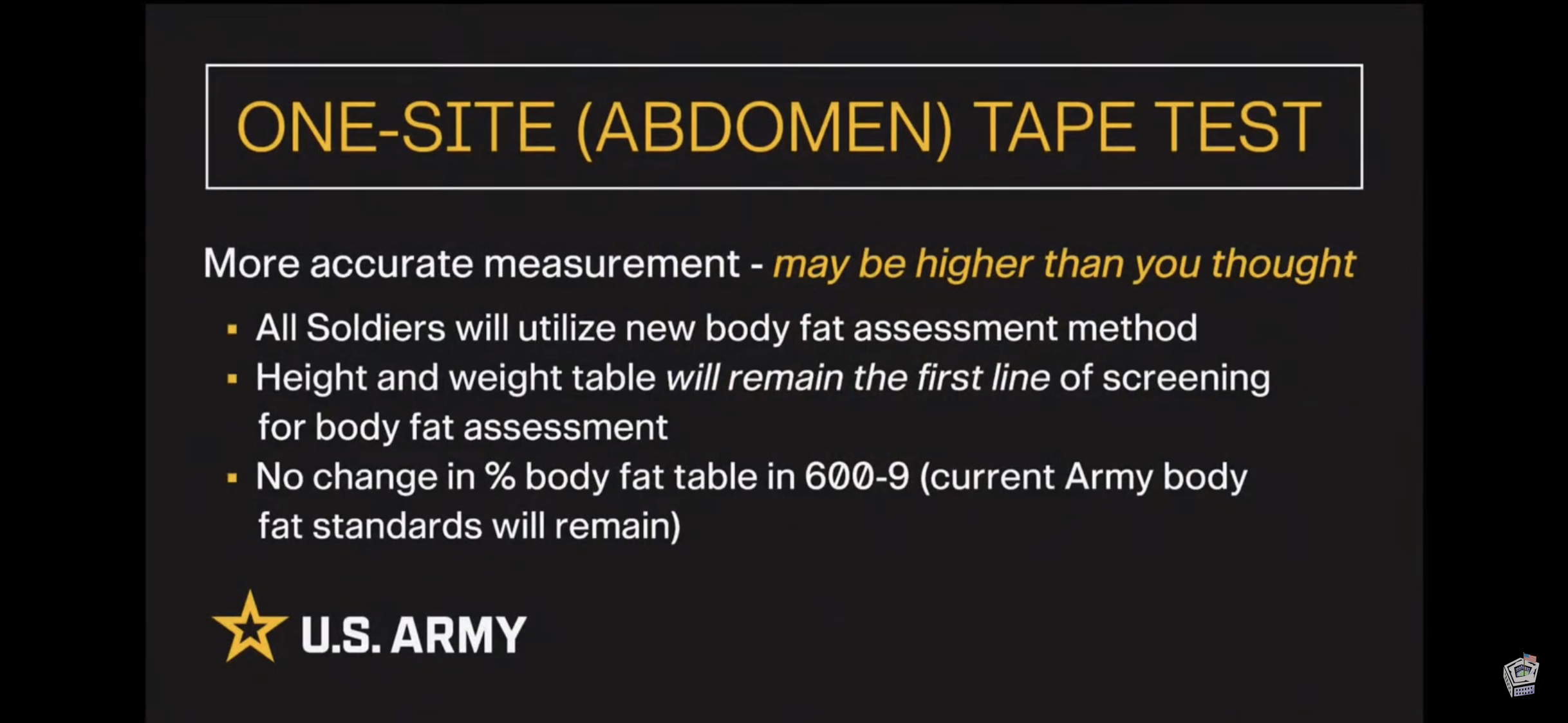 New Army Body Fat Calculation - SGTsDesk